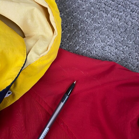 Vintage 90s Tommy Hilfiger Jacket Men's Medium Oversized Patch Logo FlagSailing - Picture 7 of 16